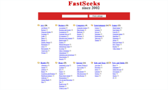 Desktop Screenshot of fastseeks.com